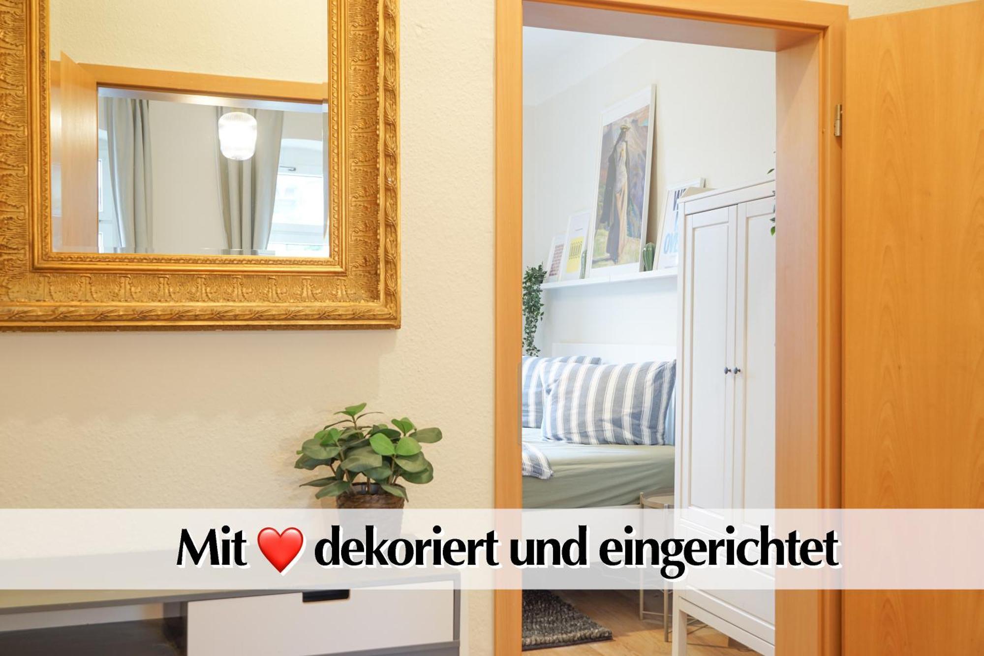Grossraum-Apartments Mit 2Sz, Wz, Kueche, Smart-Tv, Parken, Etc Erfurt Exterior foto